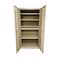 Steel Cabinets Usa Storage Cabinet, 72 in H, 24 in W, Tropic Sand, 4 Shelves UA-241872-TS - alternate 4